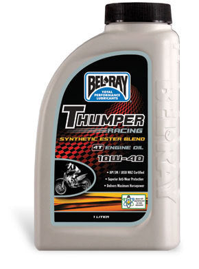 Belray 99520B1LW Thumper Racing Synthetic Ester Blend 4T Engine Oil 10W40 1L