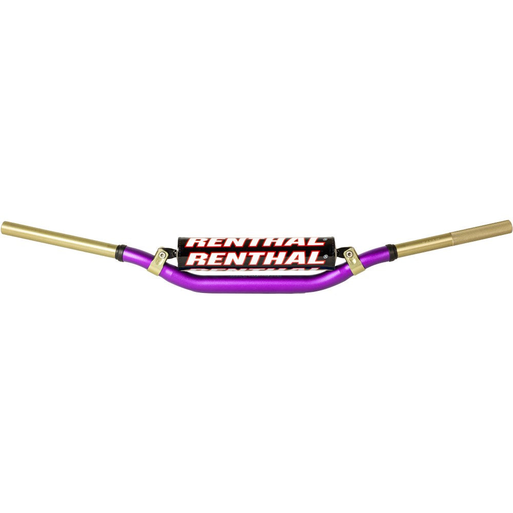 Renthal 99701PE02261 Twinwall Carmichael Bend 1 1/8" Handlebar Purple
