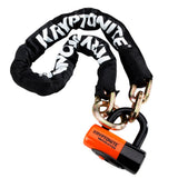 Kryptonite New York 1213 Cinch Ring Chain & 14mm EV Series 4 Disc Lock 130cm x 12mm