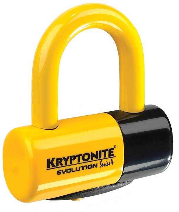 Kryptonite 999614 Evolution Series 4 Disc Lock Yellow