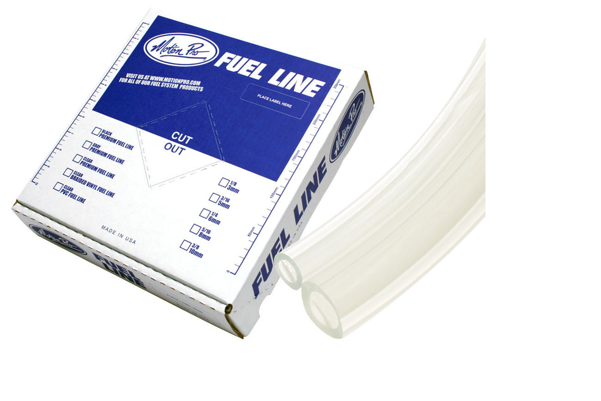 Motion Pro Premium Fuel Line Clear 3/16" ID X 25'