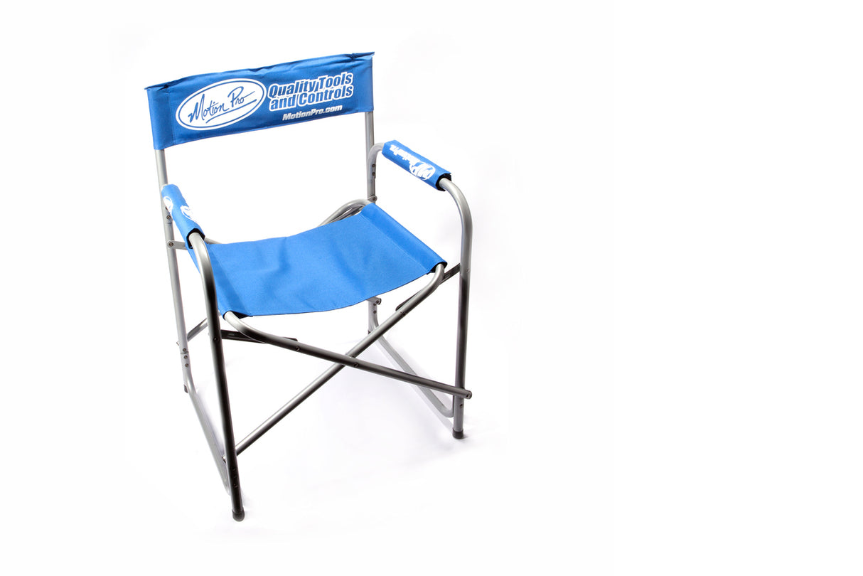 Motion Pro White/Blue Pit Chair