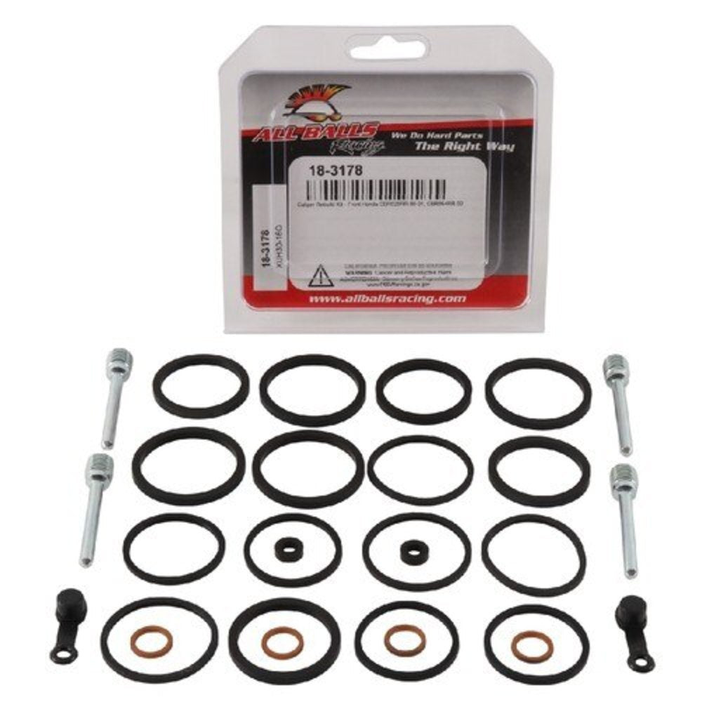 All Balls 18-3178 Brake Caliper Rebuild Kit for Honda