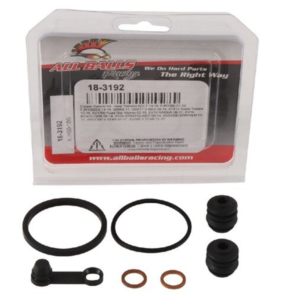 All Balls 18-3192 Brake Caliper Rebuild Kit for Yamaha