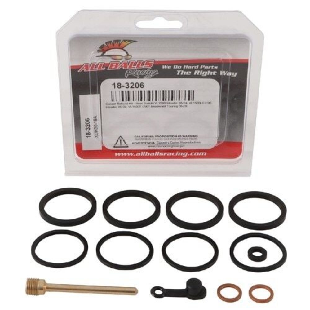 All Balls 18-3206 Brake Caliper Rebuild Kit for Suzuki