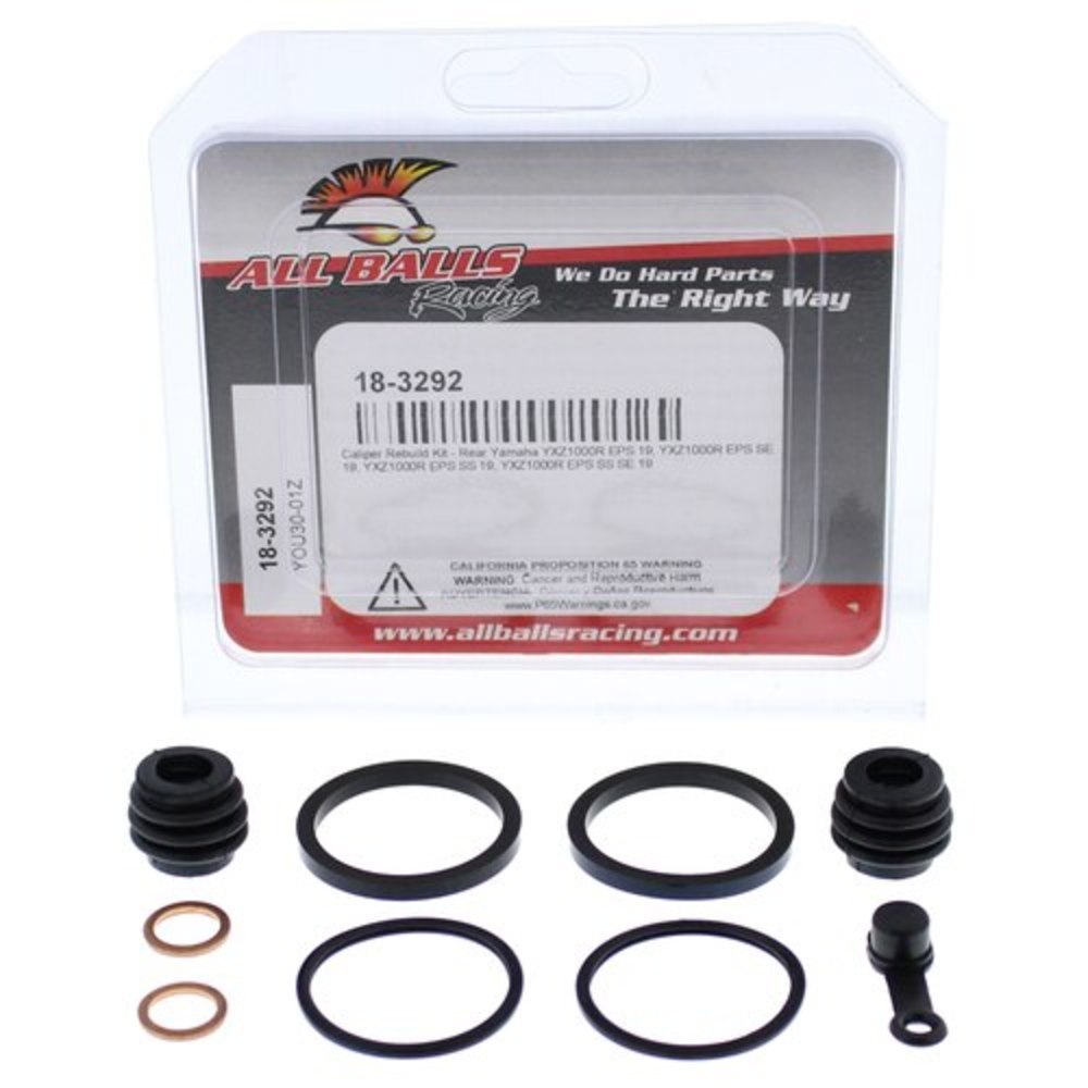 All Balls 18-3292 Brake Caliper Rebuild Kit for Yamaha