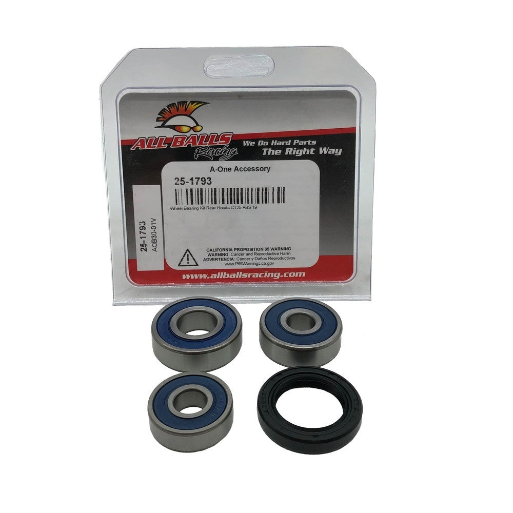 All Balls 25-1793 Wheel Bearing Kit for Honda