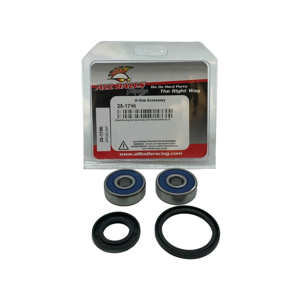 All Balls 25-1796 Wheel Bearing Kit for Honda