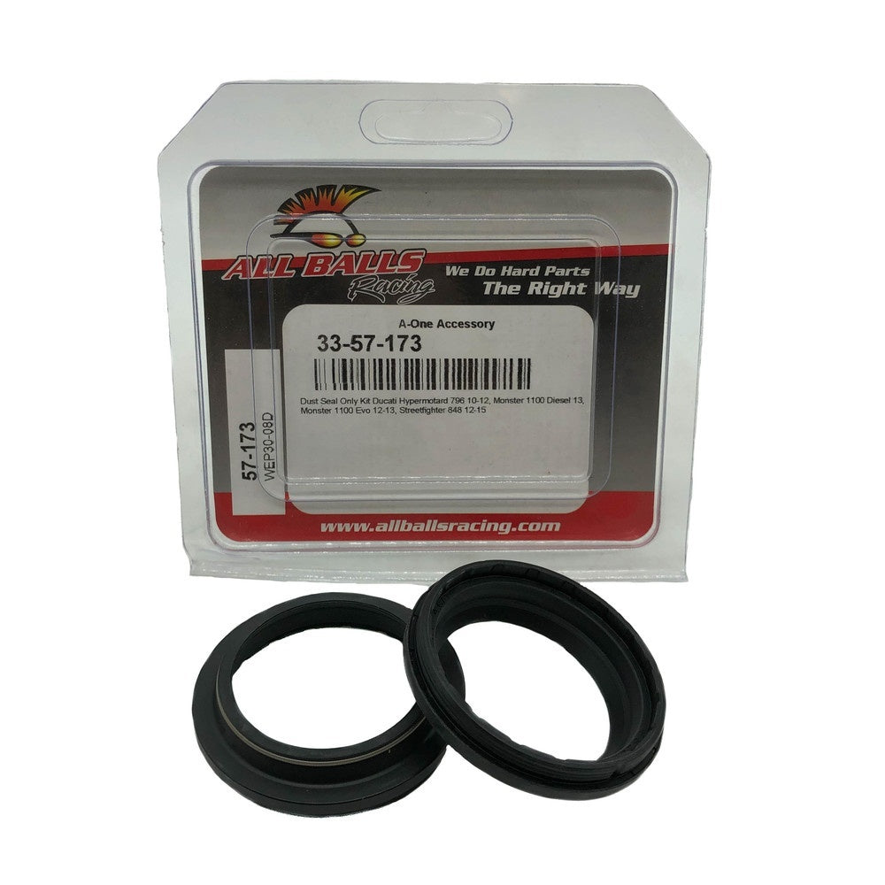 All Balls 57-173 Fork Dust Seal Kit for Ducati