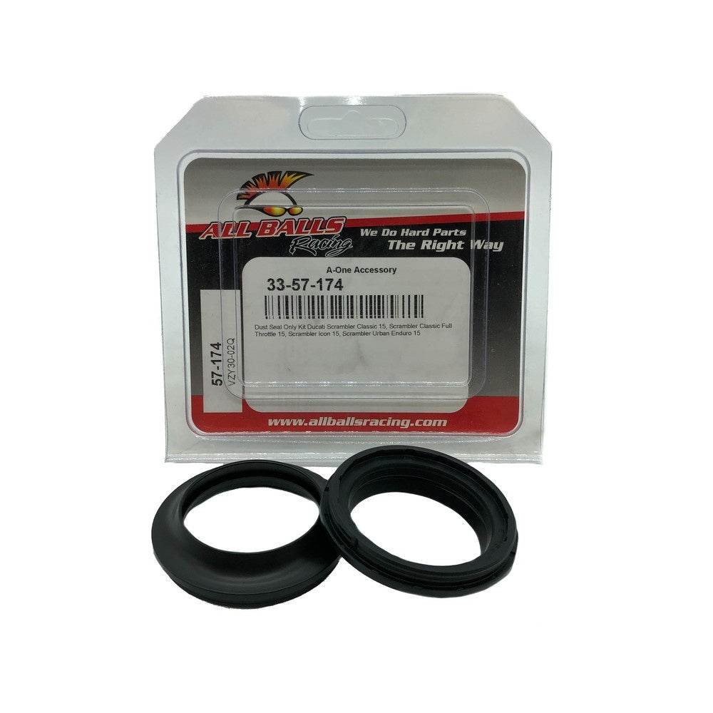 All Balls 57-174 Fork Dust Seal Kit for Ducati