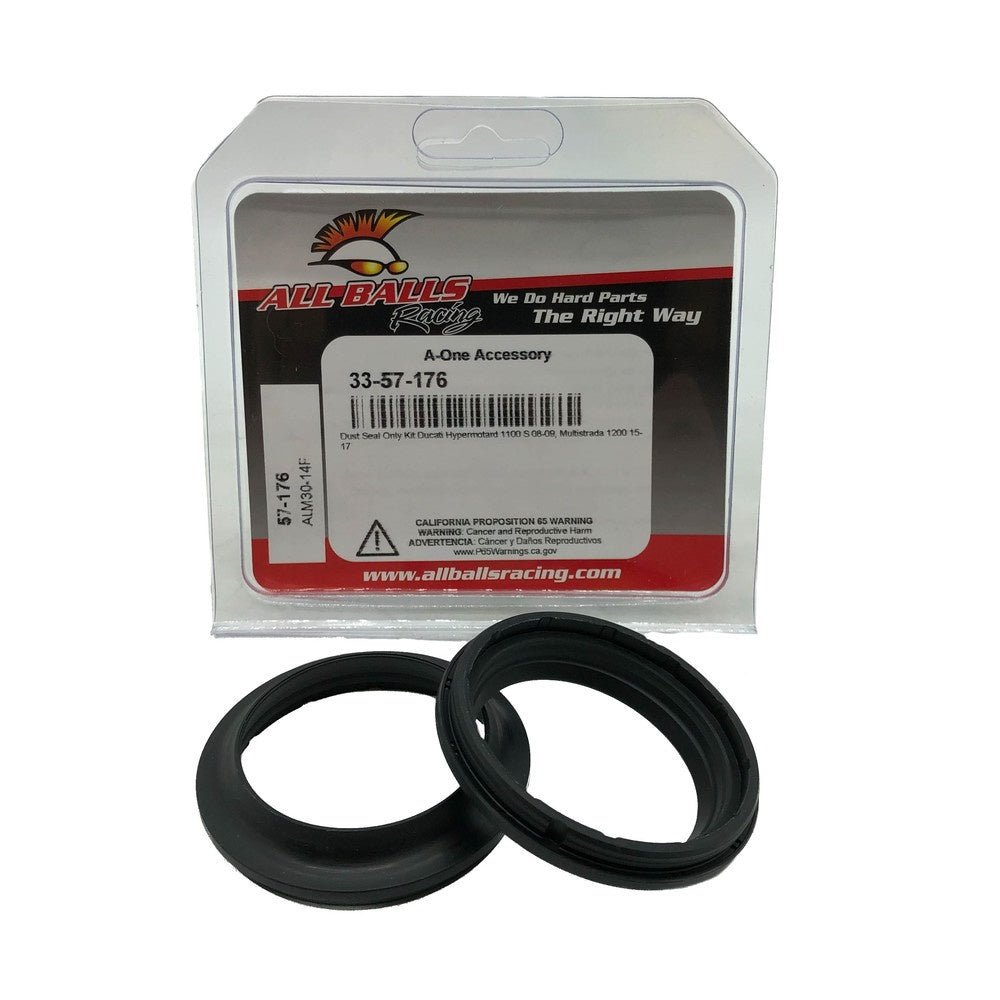 All Balls 57-176 Fork Dust Seal Kit for Ducati