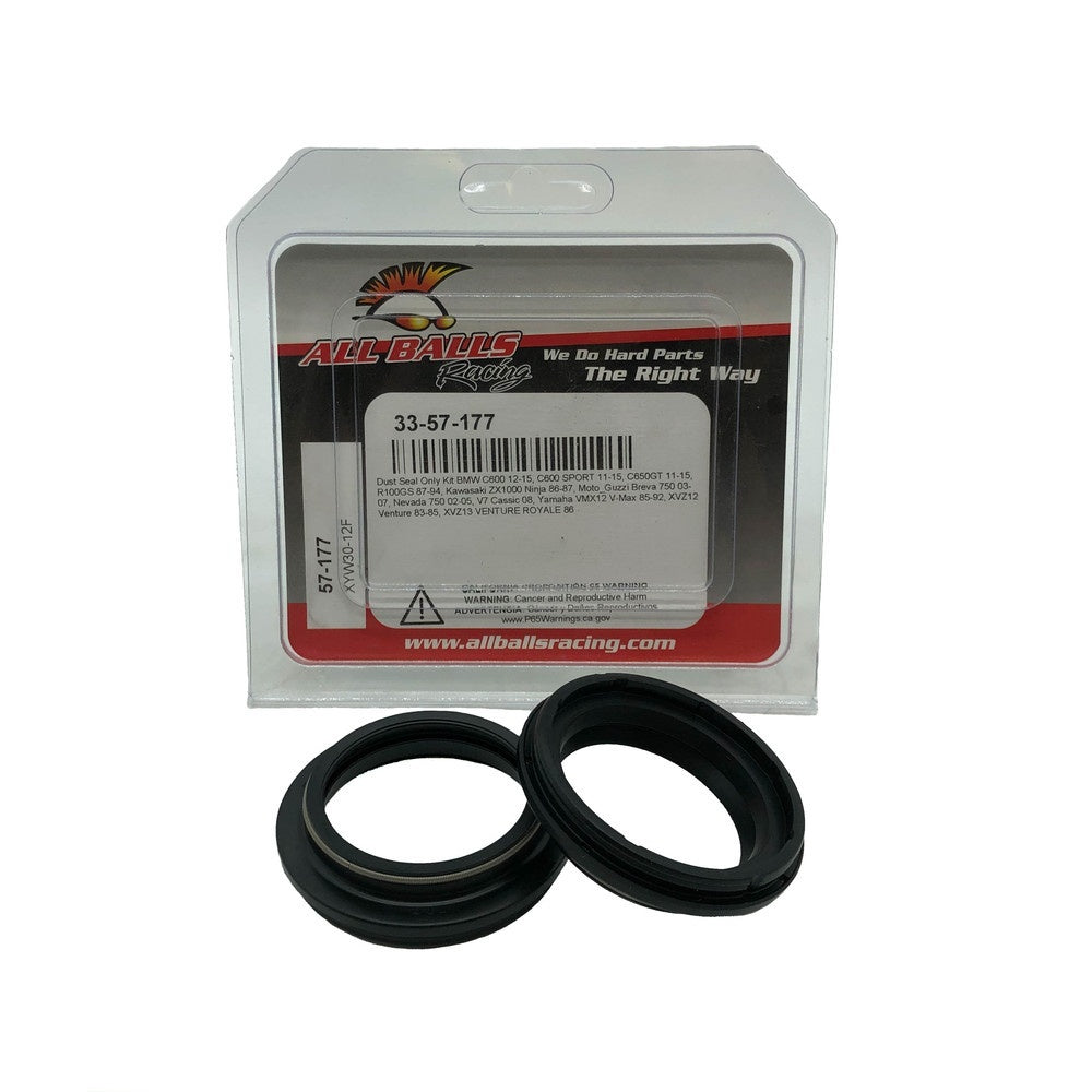 All Balls 57-177 Fork Dust Seal Kit for Gas Gas/Yamaha/Aprilia/BMW/Cagiva/Derbi/Ducati/Moto Guzzi