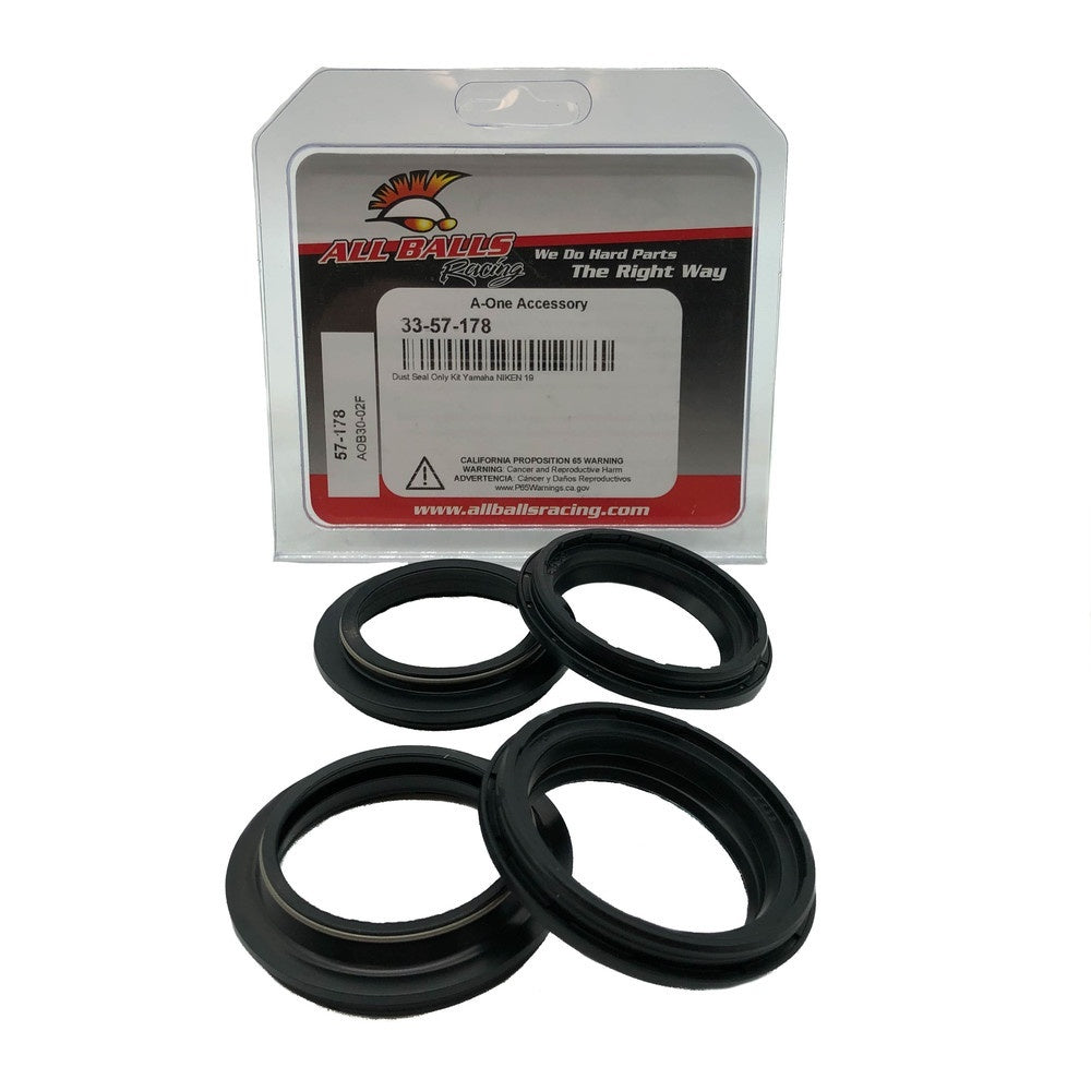 All Balls 57-178 Fork Dust Seal Kit for Yamaha