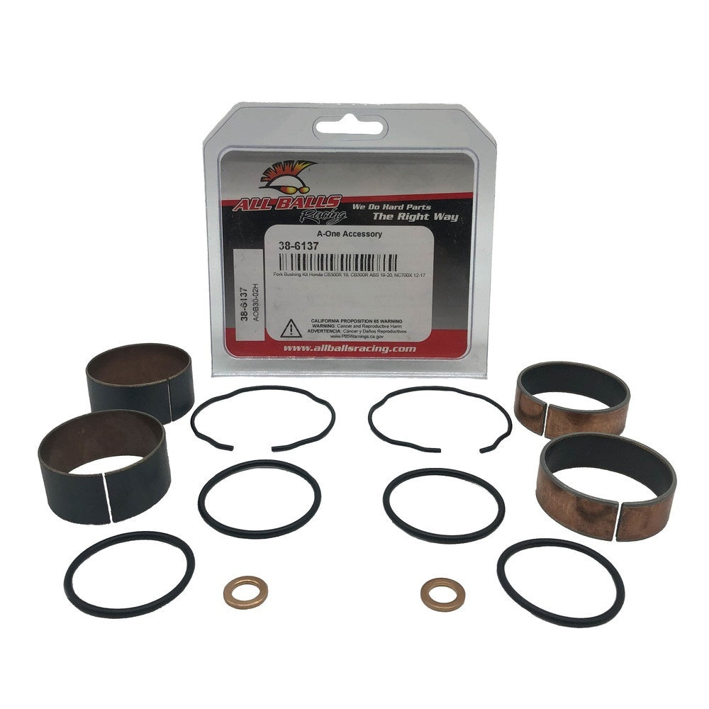 All Balls 38-6137 Fork Bushing Kit for Honda