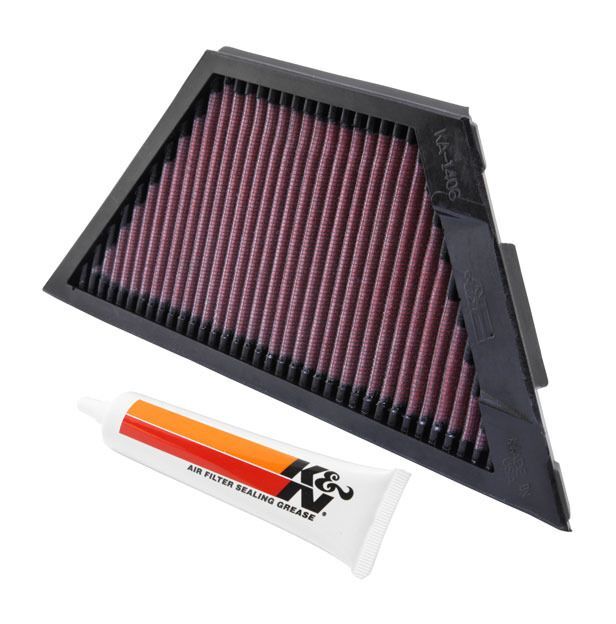 K&N KA-1406 Replacement Air Filter for Kawasaki ZX14R Ninja/ZZR1400 06-11/1400GTR 12-16