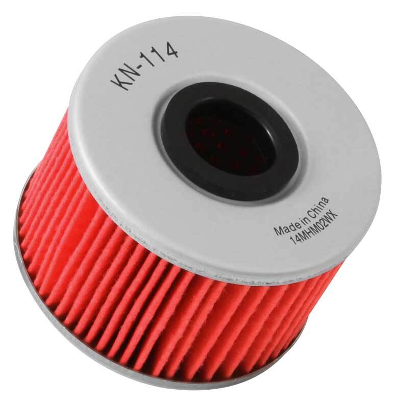 K&N KN-114 Cartridge Oil Filter for Honda TRX/SXS1000 Models 09-20