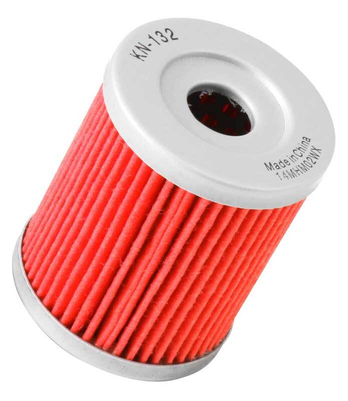 K&N KN-132 Cartridge Oil Filter for Suzuki 85-19/Arctic Cat 98-05/Kawasaki/Beta/Yamaha