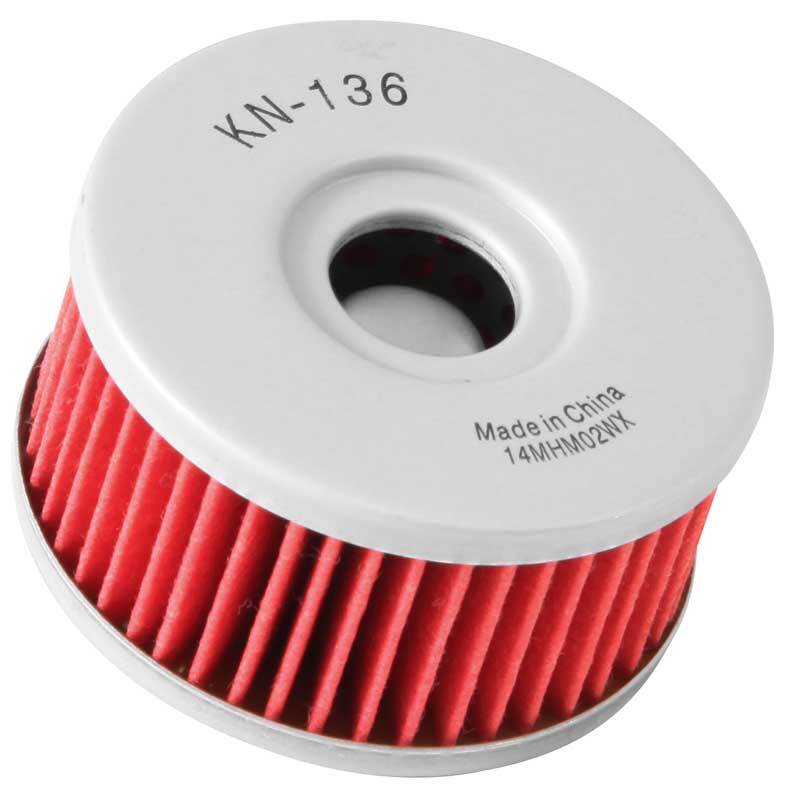 K&N KN-136 Cartridge Oil Filter for Suzuki 82-19/Beta 01-18