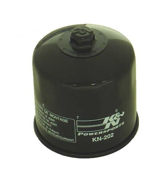 K&N KN-202 Cartridge Oil Filter for some Honda 82-88/Kawasaki 85-98 Models