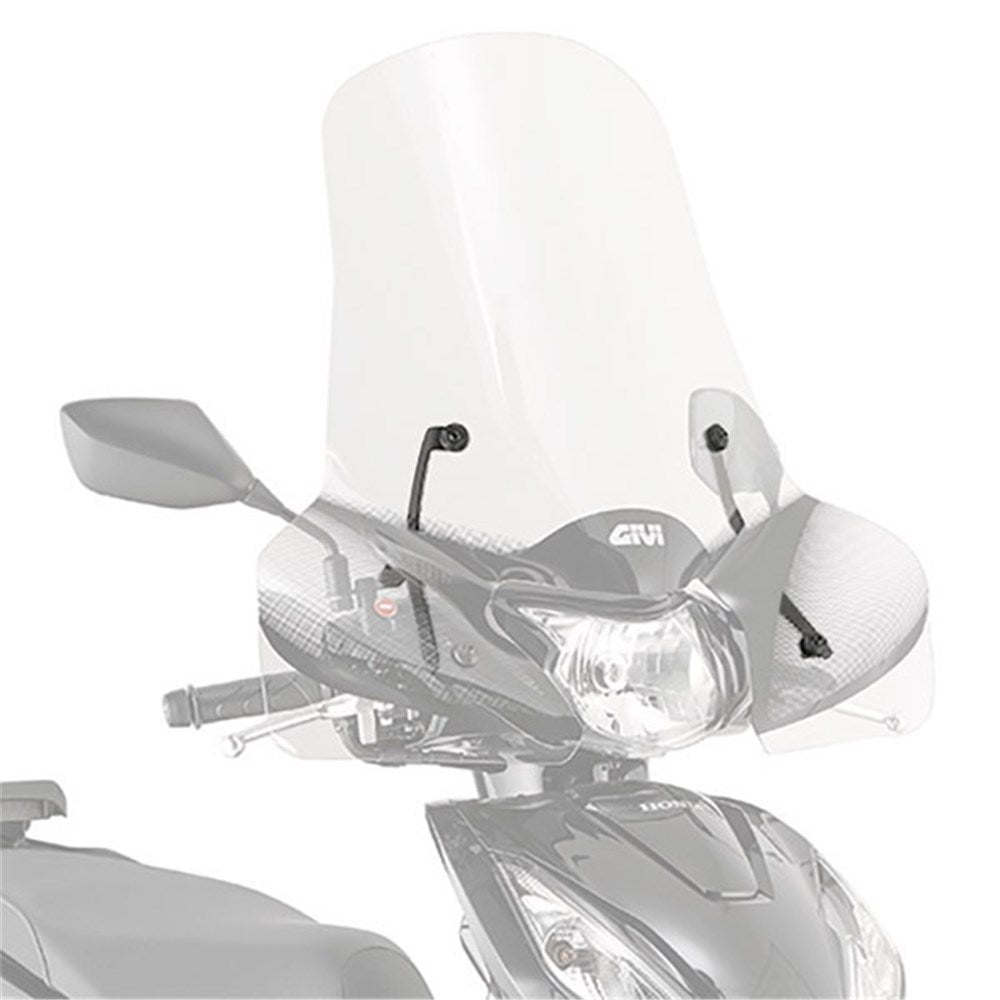 Givi A1153A Windshield Mounting Kit for Honda Vision 50 11-20/Vision 110 11-24 w/308A Windshields