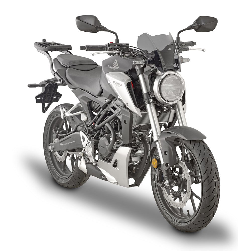Givi A1164 Smoked Windshield 21 x 28cm for Honda CB125R/CB300R 18-25