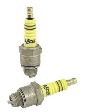 Accel a2417 Spark Plug Pair Fits Big Twin Models 1980-84 FL/FX/FLH [INTERNAL]