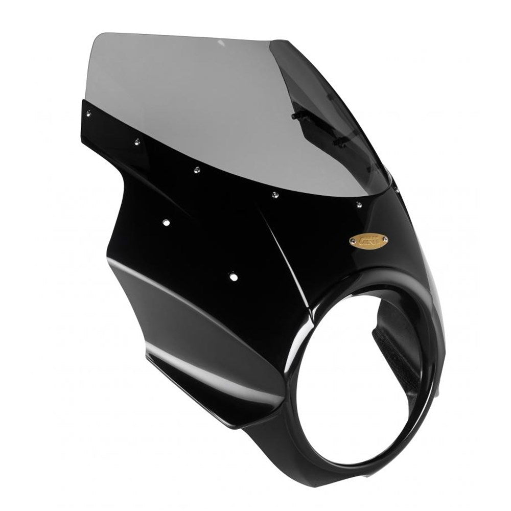 Givi A800N Universal Black Cockpit Fairing 38 x 44cm for BMW R 1200 Nine T 14-24/Moto Guzzi V7 III Stone/Special 17-20