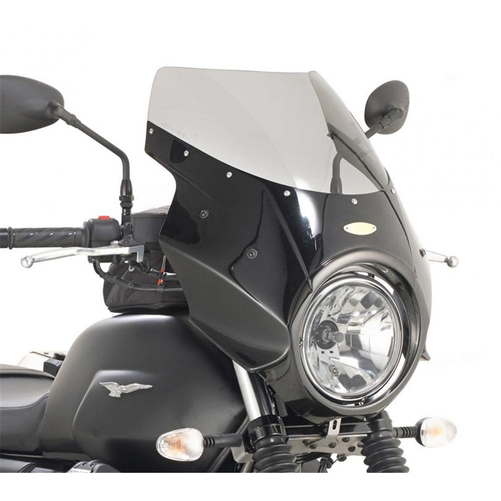 Givi A800N Universal Black Cockpit Fairing 38 x 44cm for BMW R 1200 Nine T 14-24/Moto Guzzi V7 III Stone/Special 17-20