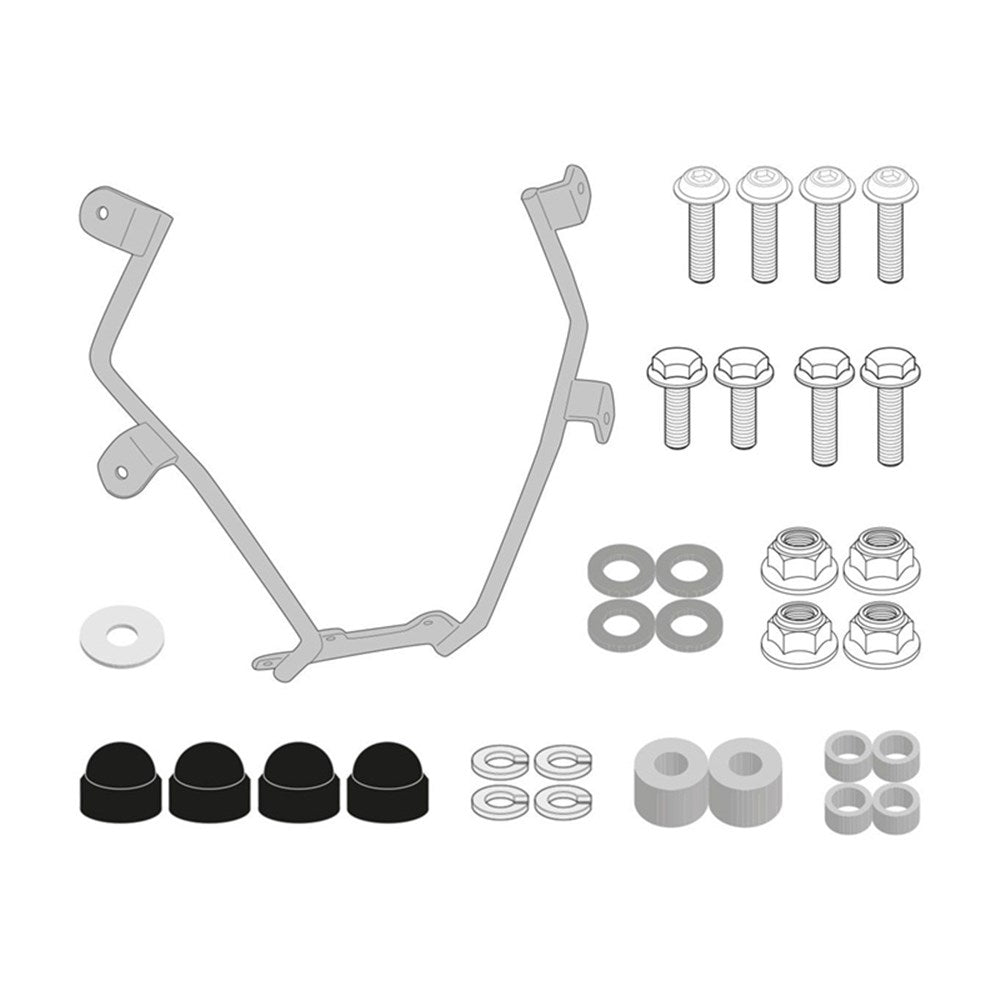 Givi A9063A Windshield Mounting Kit for Royal Enfield Bear 650 25-Up w/6407A Windshields
