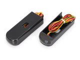 Alloy Art AA-DSL8-2B Strut Light Kit w/Red Run/Brake Amber Turn Signal Black for Dyna 06-17