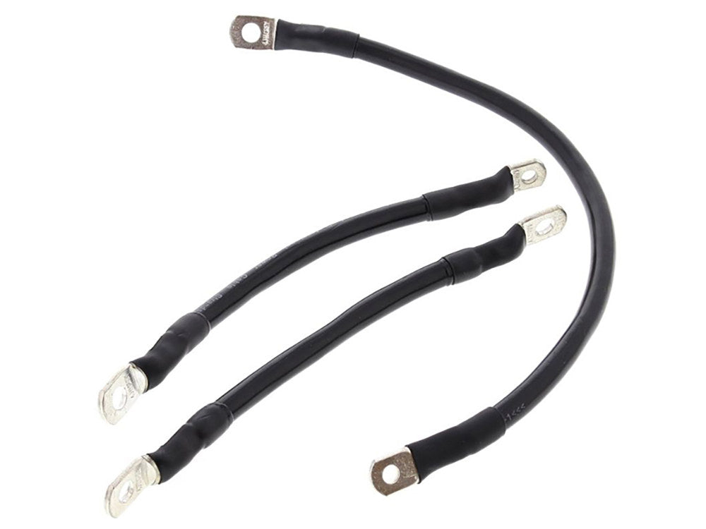 All Balls Racing ABR-79-3005-1 Battery Cable Kit Black for Dyna 91-03