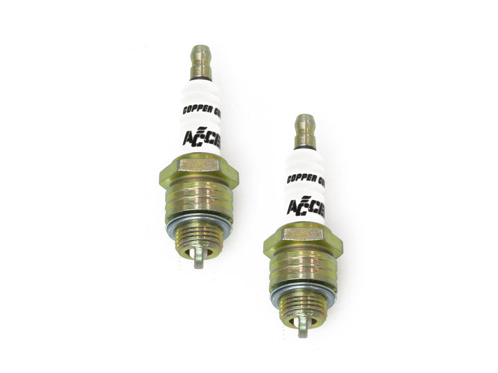 Accel ACL-2401 Spark Plugs for Big Twin 48-75 (Pair)