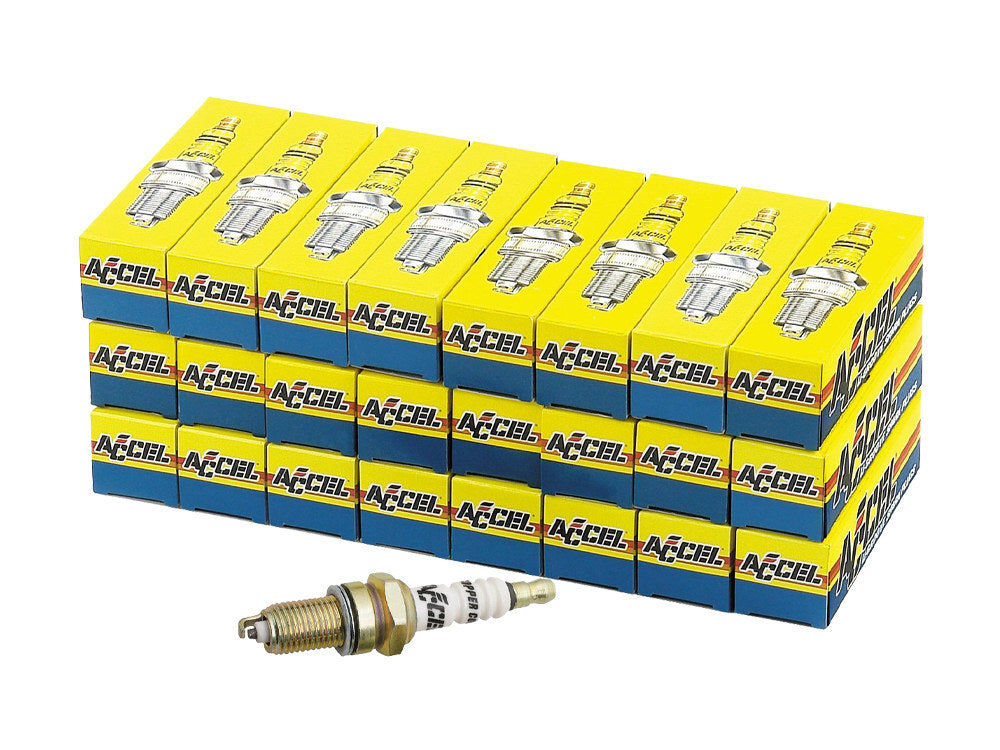 Accel ACL-SP2410A U-Groove Spark Plugs for Big Twin 75-99 w/Electronic Ignition (24 Pack)