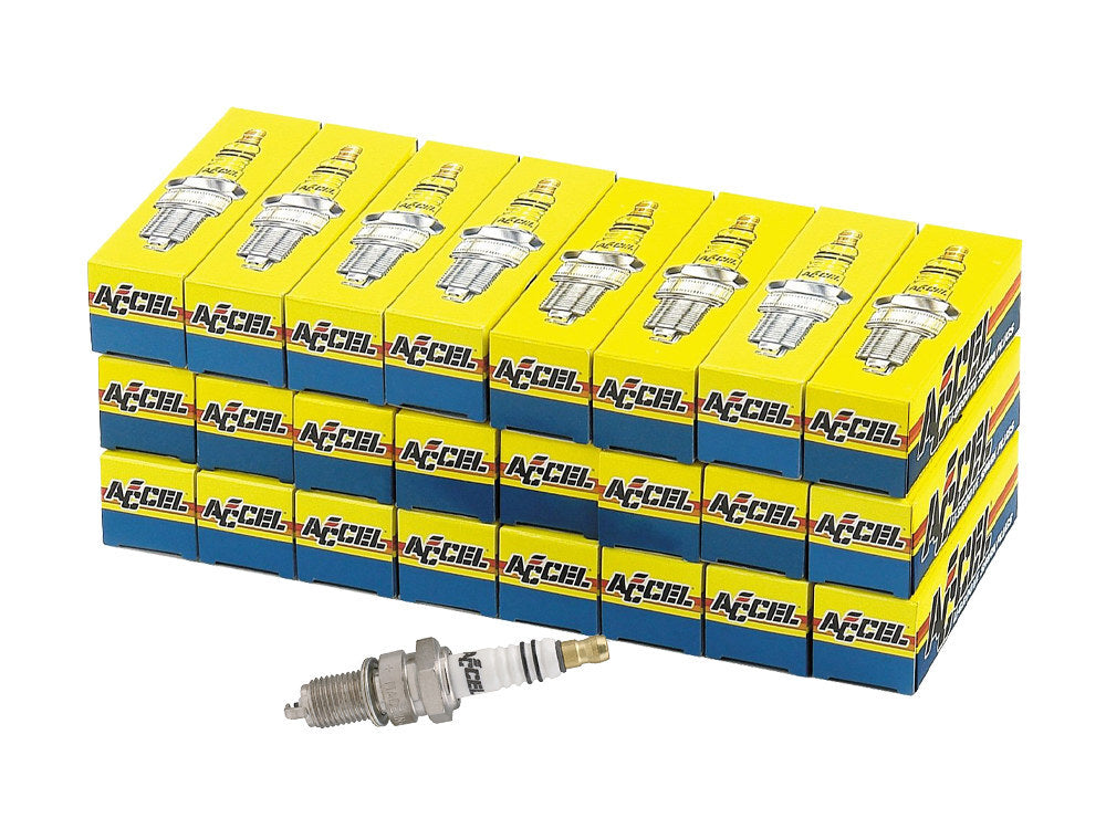 Accel ACL-SP2418 U-Groove Spark Plugs for Twin Cam 99-17/Sportster 86-21/Victory/S&S 124ci Engines (24 Pack)