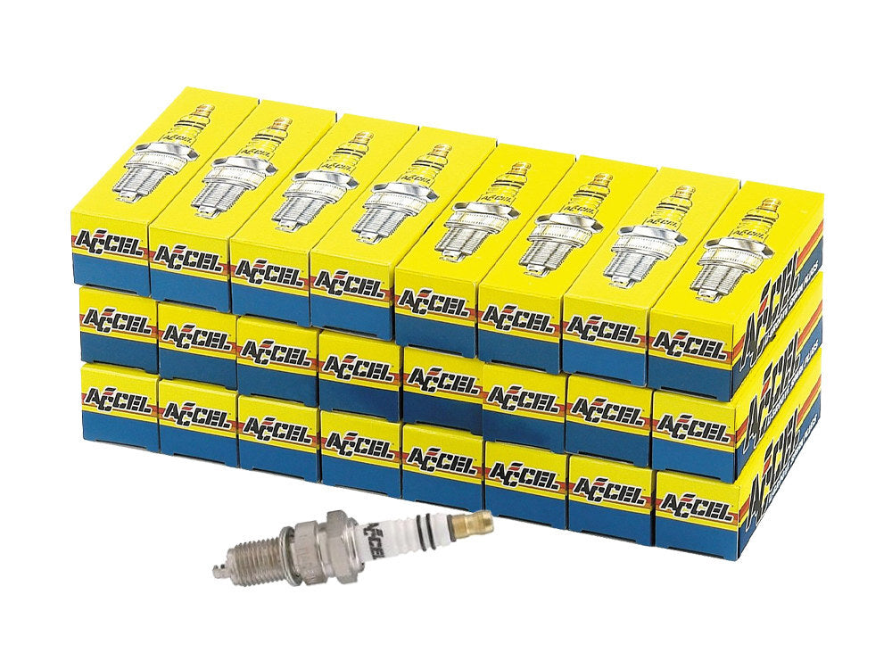 Accel ACL-SP2418P Platinum Spark Plugs for Twin Cam 99-17/Sportster 86-21/Victory/S&S 124ci Engines (24 Pack)