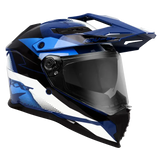 RXT ADV-65 Gloss Black/Grey/Blue Helmet