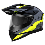 RXT ADV-65 Gloss Black/Grey/Yellow Helmet
