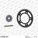 AFAM AF01092161 A525XHR3-G 114L Chain & 16-42T Steel Sprocket Kit for Honda CMX1100A Rebel 21-23