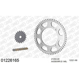 AFAM AF01226165 A428XMR-G 146L Chain & 20-59T Steel Sprocket Kit for Yamaha XVS250 Dragstar 01-03