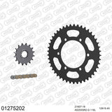 AFAM AF01275202 A525XSR2-G 116L Chain & 16-45T Steel Sprocket Kit for Yamaha Tracer 700 20-23
