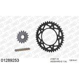 AFAM AF01289253 A525XHR3-G 114L Chain & 16-41T Steel Sprocket Kit for Yamaha YZF-R1/M 15-22