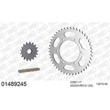 AFAM AF01489245 A525XHR3-G 120L Chain & 17-45T Steel Sprocket Kit for Suzuki GSX-R1000 17-23