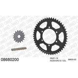 AFAM AF08680200 A525XSR2-G 122L Chain & 16-50T Steel Sprocket Kit for Triumph Tiger 800 11-14