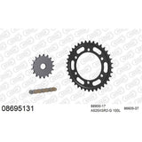 AFAM AF08695131 A525XSR2-G 100L Chain & 17-37T Steel Sprocket Kit for Triumph Bonneville T120 16-23