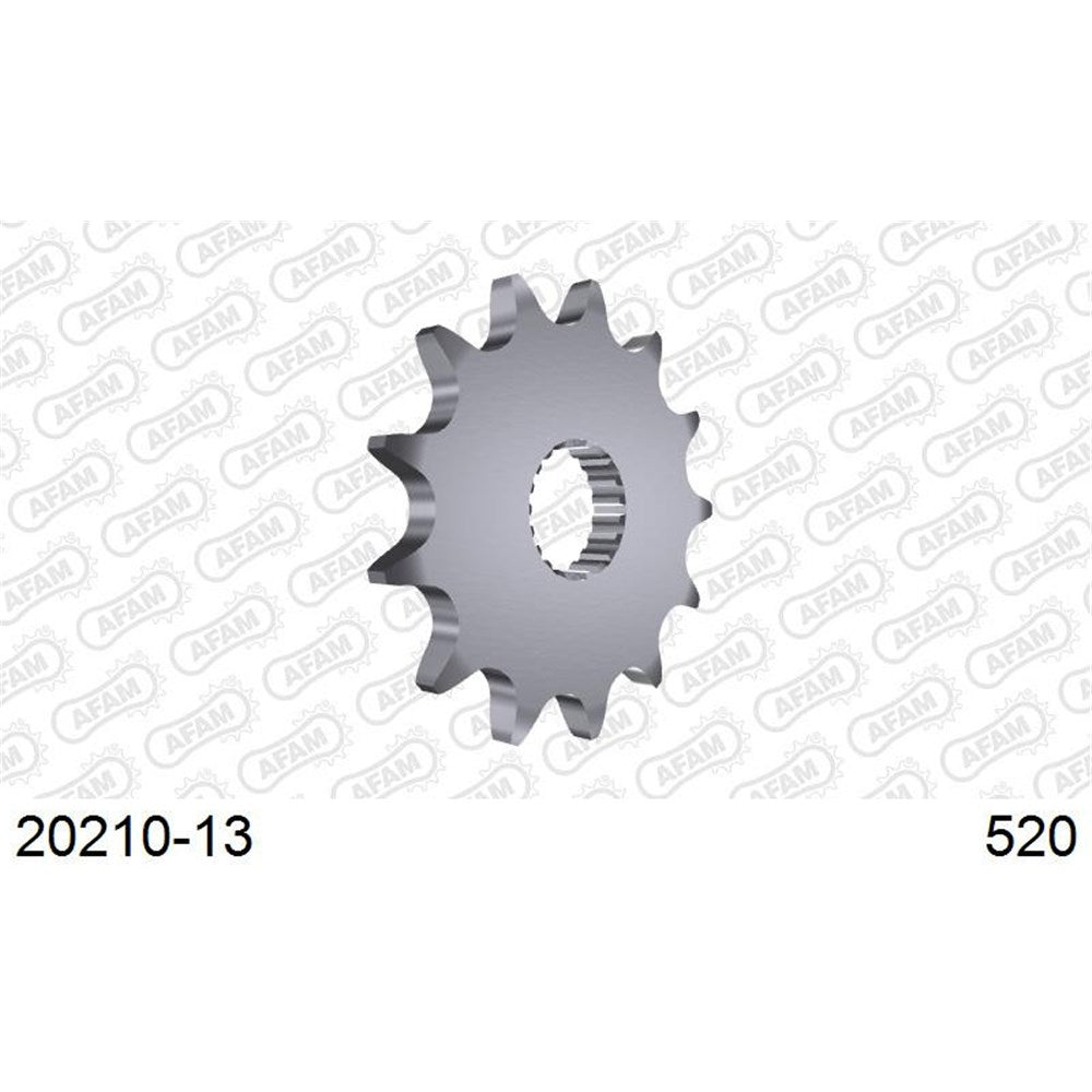 AFAM AF2021013 13T Front Sprocket (520 Pitch) for Honda CR125R 04–07CRF250R 04–13/CRF250X 04–17