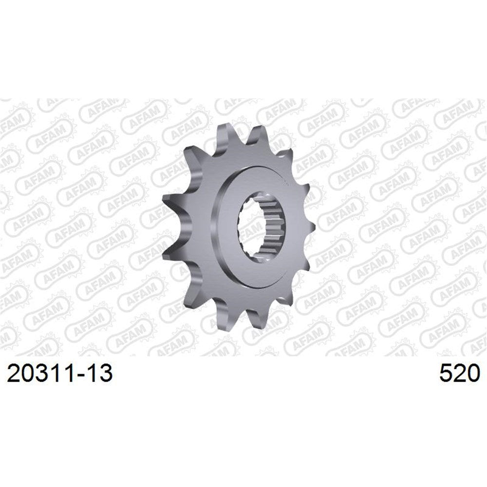 AFAM AF2031113 13T Front Sprocket (520 Pitch) for Honda CR125R/CR250R/CR500R/CRF250R/CRF450R/CRF450X Models