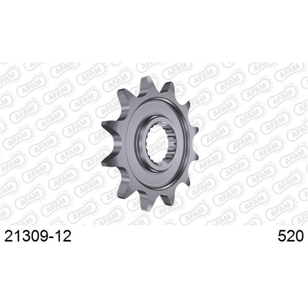 AFAM AF2130912 12T Front Sprocket (520 Pitch) for Yamaha YZ125/YZ250F/WR250F/WR250R/X/TT-R125 LW Models