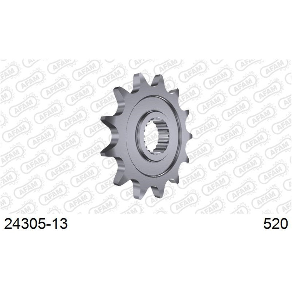 AFAM AF2430513 13T Front Sprocket (520 Pitch) for Kawasaki KX250/KX250F 4T 06-24 Models