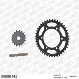 AFAM AFKIT101331 A520XSR-G 102L Chain & 17-41T Steel Sprocket Kit for Honda VFR800/X 02-14