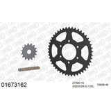 AFAM AFKIT102501 A520XMR3 120L Chain & 15-46T  Steel Sprocket Kit for Kawasaki ZX-6R 07-18